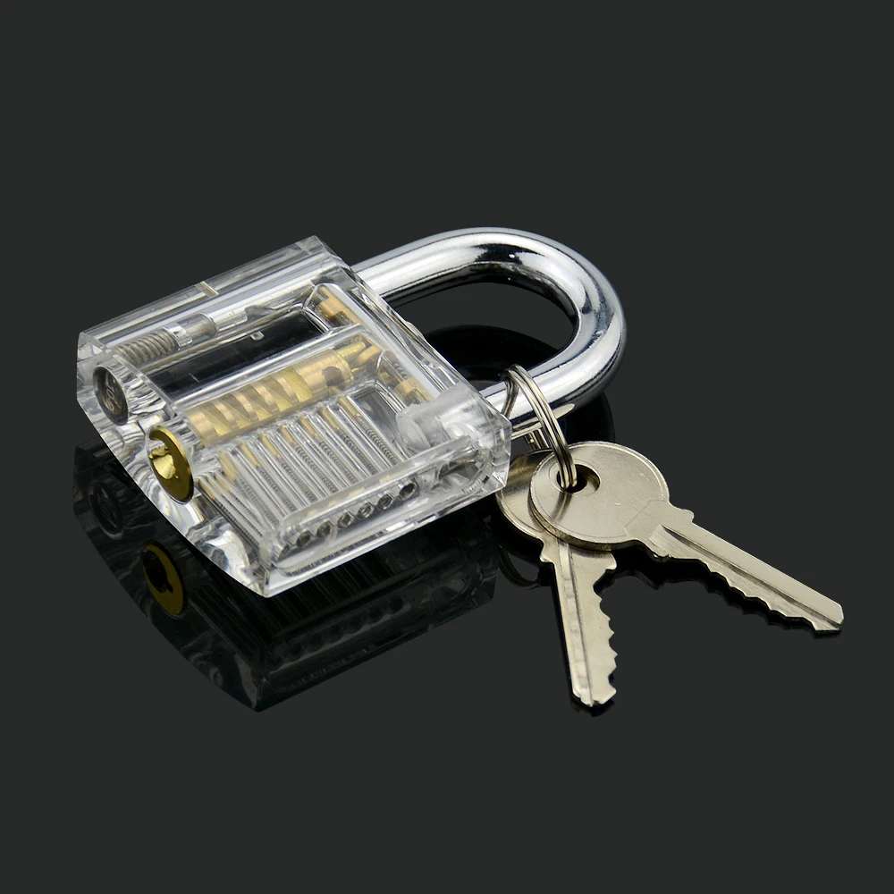 Прозрачные замки KEYTOOL 7 шт./лот Комбинированные тренировочные слесарные
