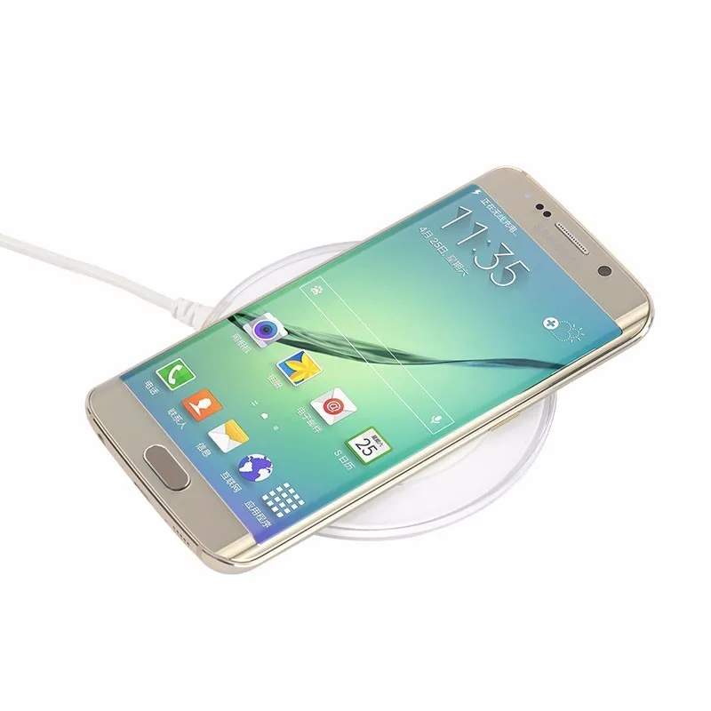 Беспроводное зарядное устройство Qi для Samsung Galaxy S9 S8 Plus переносная зарядная