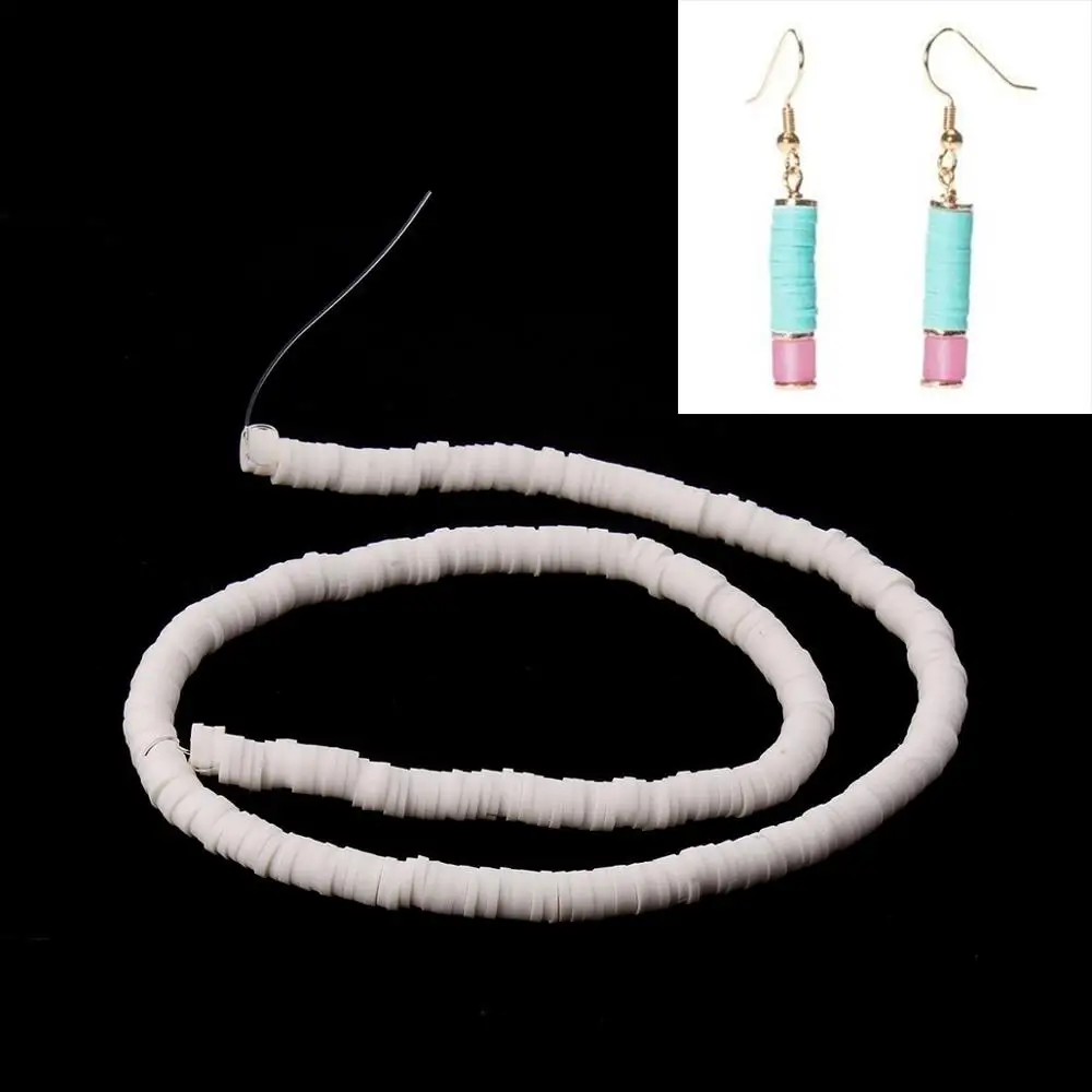 DoreenBeads 3 нити (300 шт./нить) полимерная глина Katsuki плоские бусины круглые для