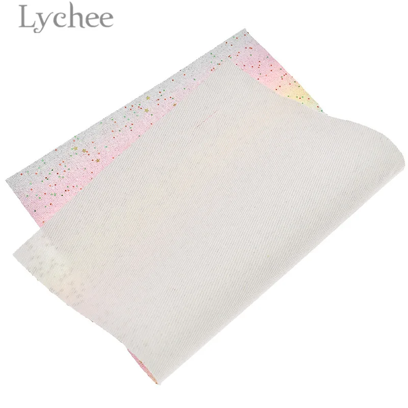 Lychee Life 21x29 см А4 Радужный Блеск искусственная кожа ткань высокого качества