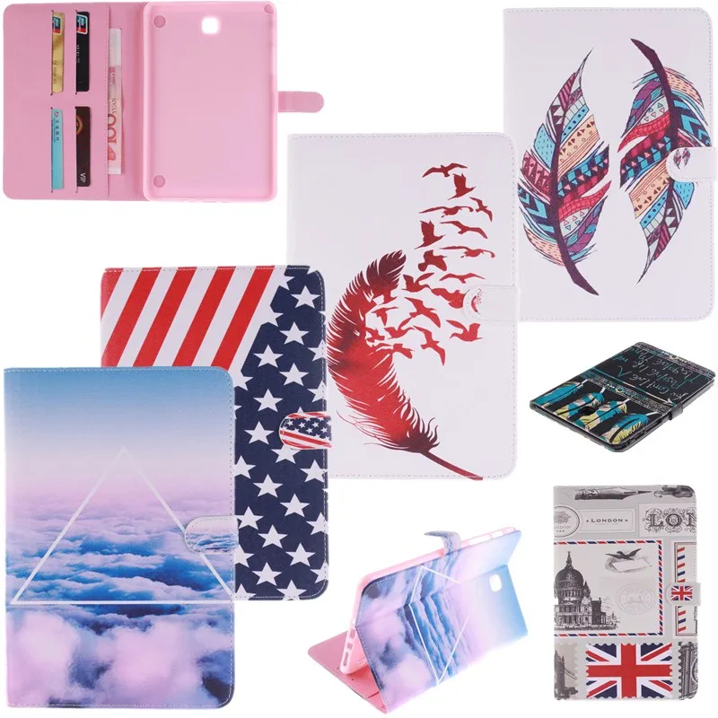Чехол книжка из искусственной кожи для Samsung Galaxy Tab A 8 0|case t350|for samsung galaxy tabtablet wallet |