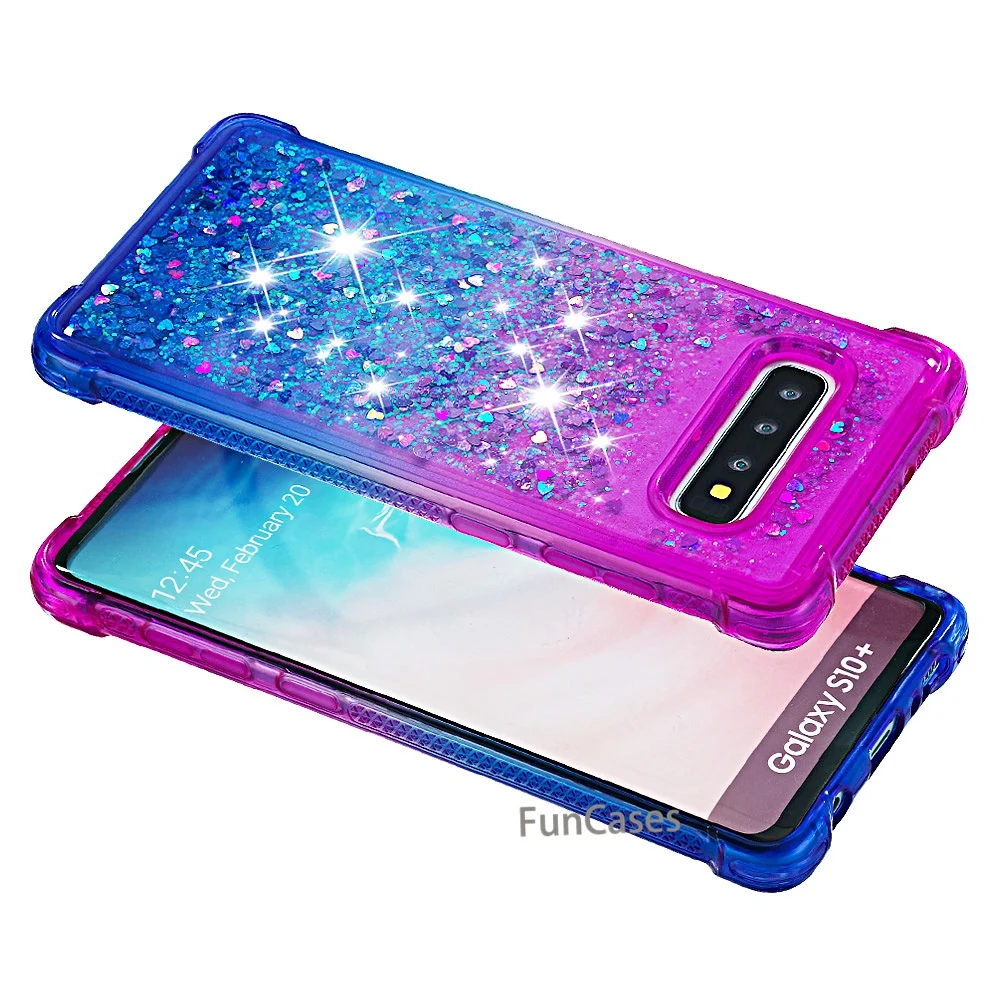 Для samsung Galaxy S10 + Plus Роскошный Бриллиантовый чехол с сияющими блестками Bling
