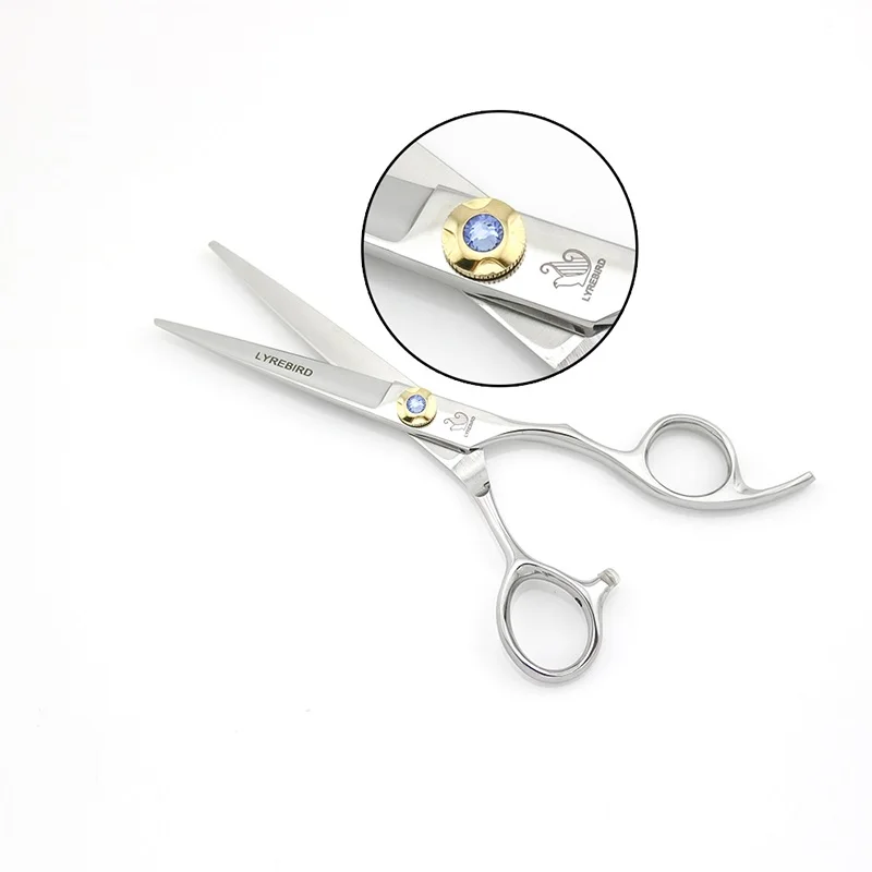 Hair Shears 6 INCH hairdressing scissors Silvery Japan cutting Lyrebird NEW | Красота и здоровье