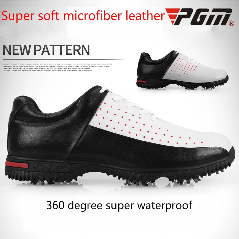 PGM Golf Shoes High Quality Light And Comfort Waterproof Men's Breathable Golf Sneakers Non-skid Shoe Spikes Sports Shoes 39-44