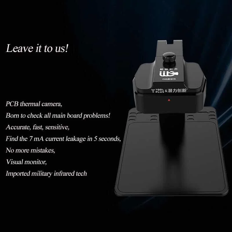 

PCB Motherboard Quick Diagnostic Repair With Check Board Leak Wlectricity 1080p Camera 19200 Heat Camera TOOL PLUS
