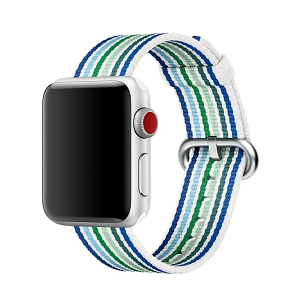 Спортивная лямка из нейлоновой ткани для Apple Watch band 42 мм/38 мм iwatch 3 2 1 наручный