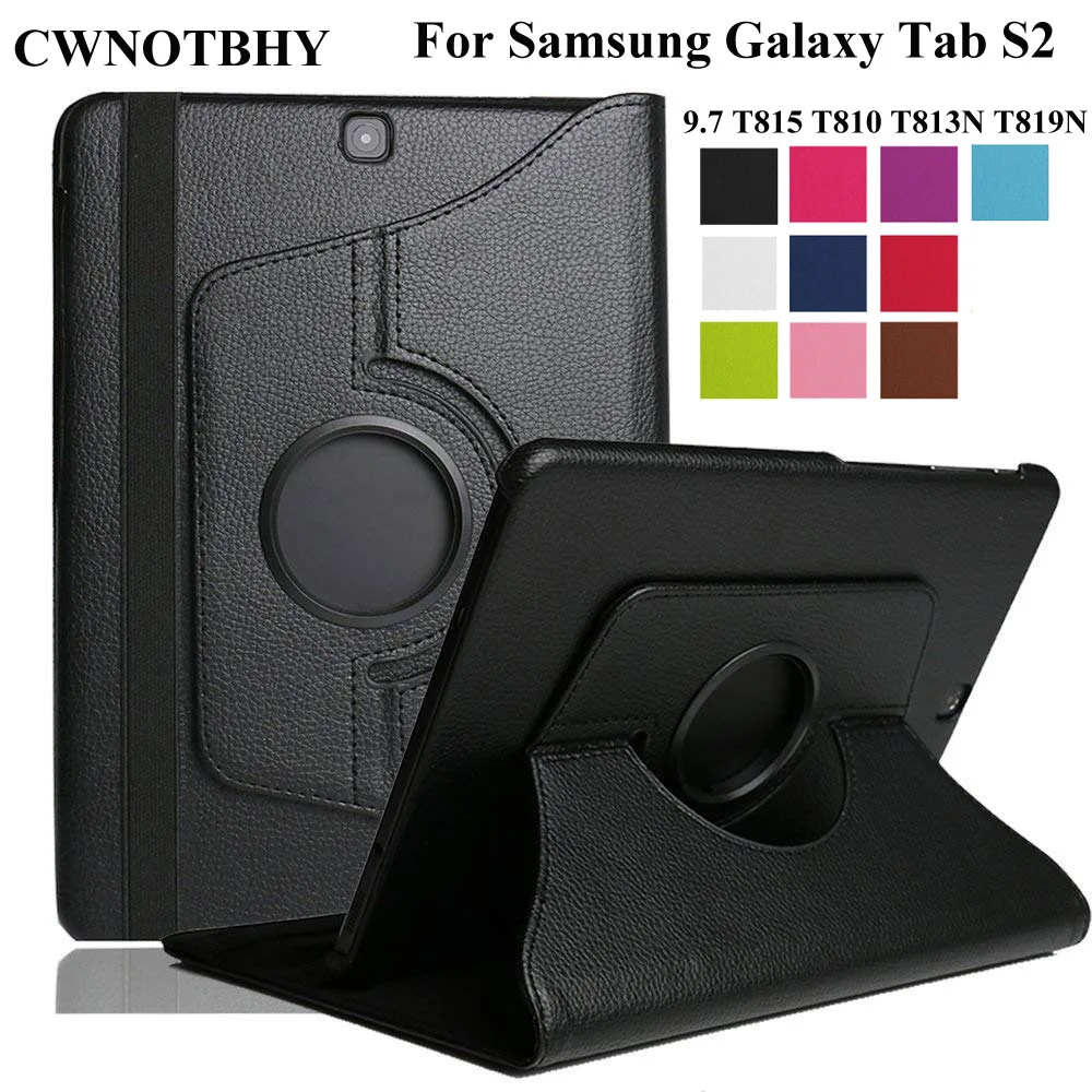 Для samsung Galaxy Tab S2 9 7 дюймов T810 T813 T815 T819 SM планшетный чехол 360 Вращающийся Кронштейн