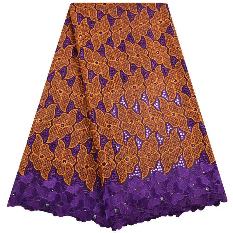 Высококачественное сухие хлопковые кружева 2019 новейший дизайн с камнем