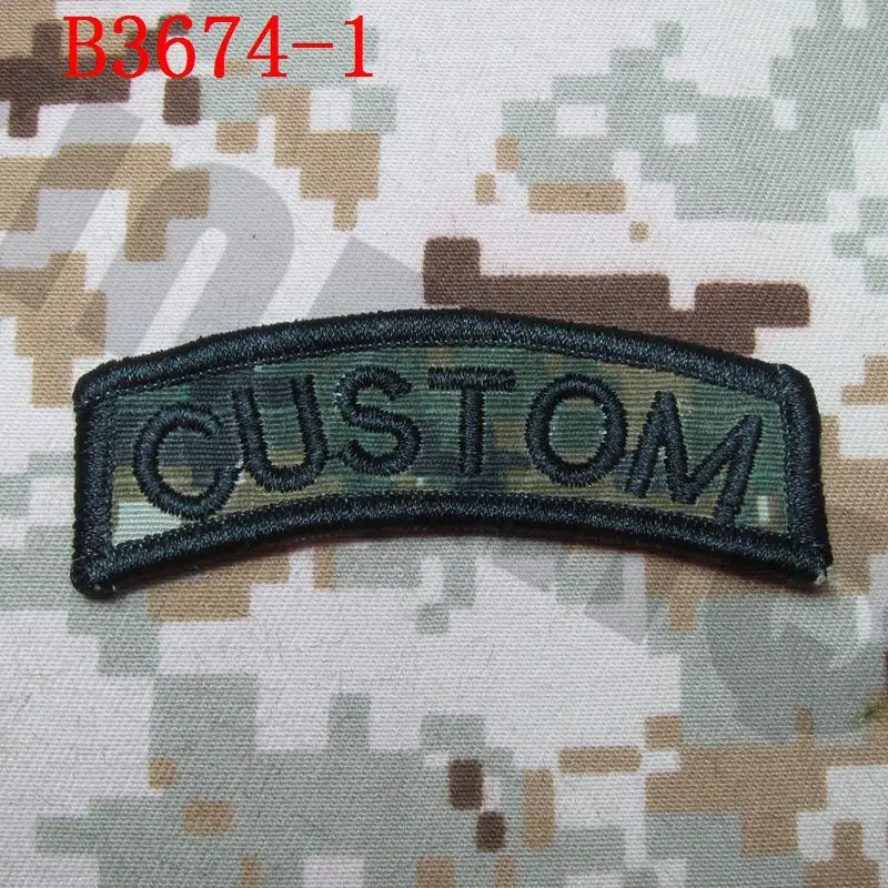 Нашивка С Вышивкой Arc Custom name Tape Text brand Morale tactics Military