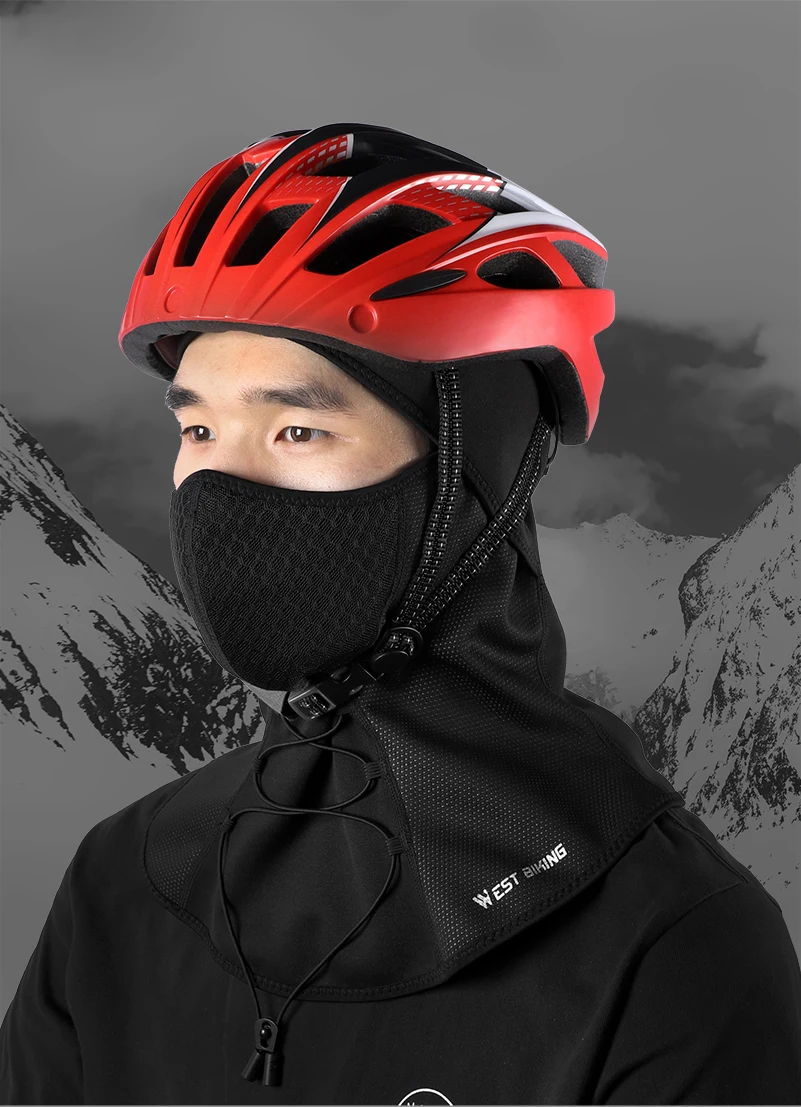 WEST BIKING зимняя велосипедная маска ветрозащитная Шея теплая Балаклава спортивная Лыжная сноуборд мотоциклетная маска шлем шляпа Кепка маска