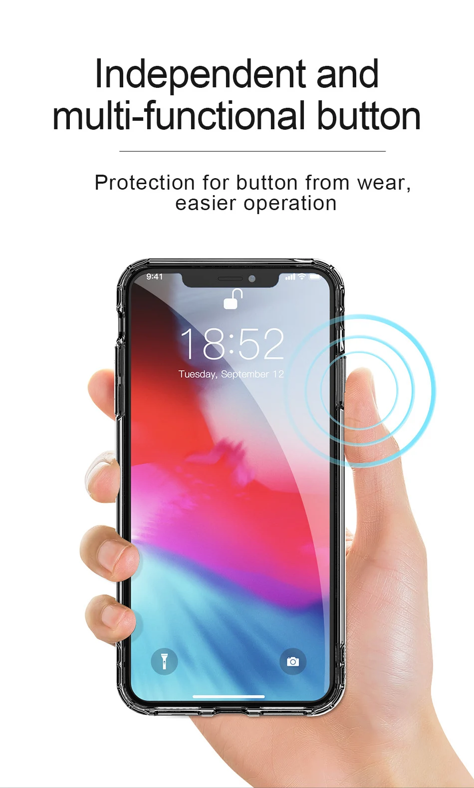Противоударный чехол для телефона Baseus для iPhone Xs, XR, Xs, Max, Прозрачная мягкая защитная задняя крышка из ТПУ для, новые аксессуары для iPhone, чехол