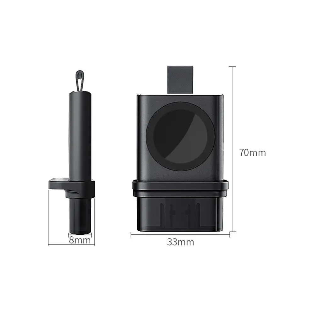 Черное Беспроводное зарядное устройство для Apple Watch магнитное зарядное устройство s онлайн Совместимо с Apple 1 \ 2 \ 3 \ 4 поколение часов