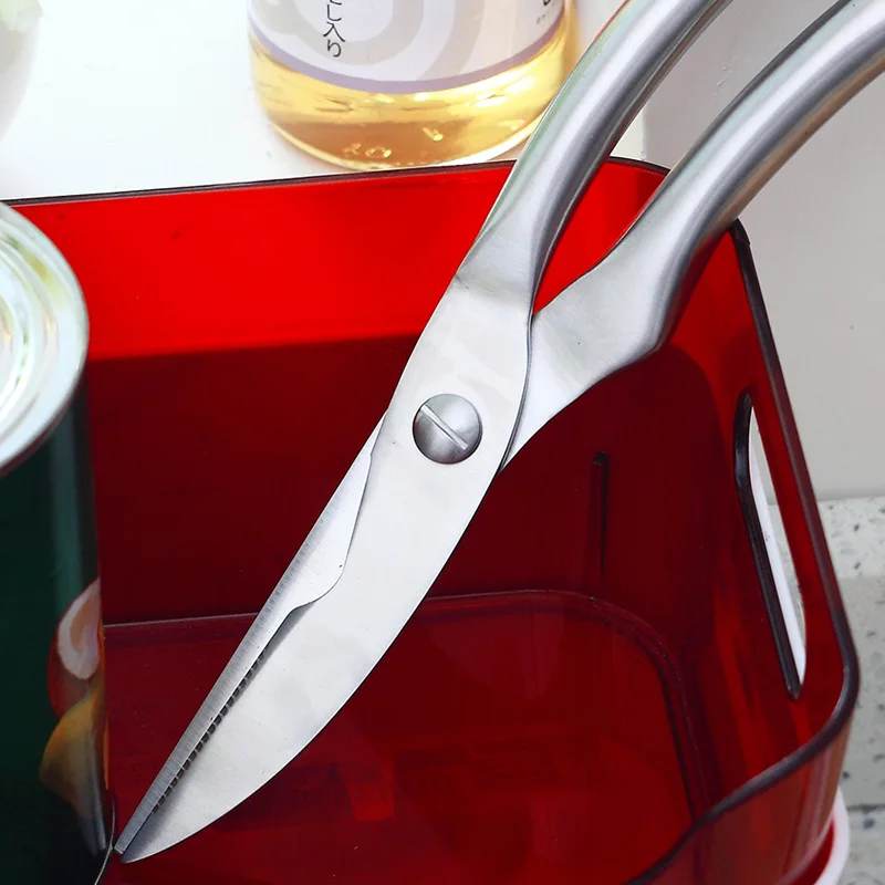 ORZ кухонные ножницы из нержавеющей стали крепкие для куриных костей овощей птицы