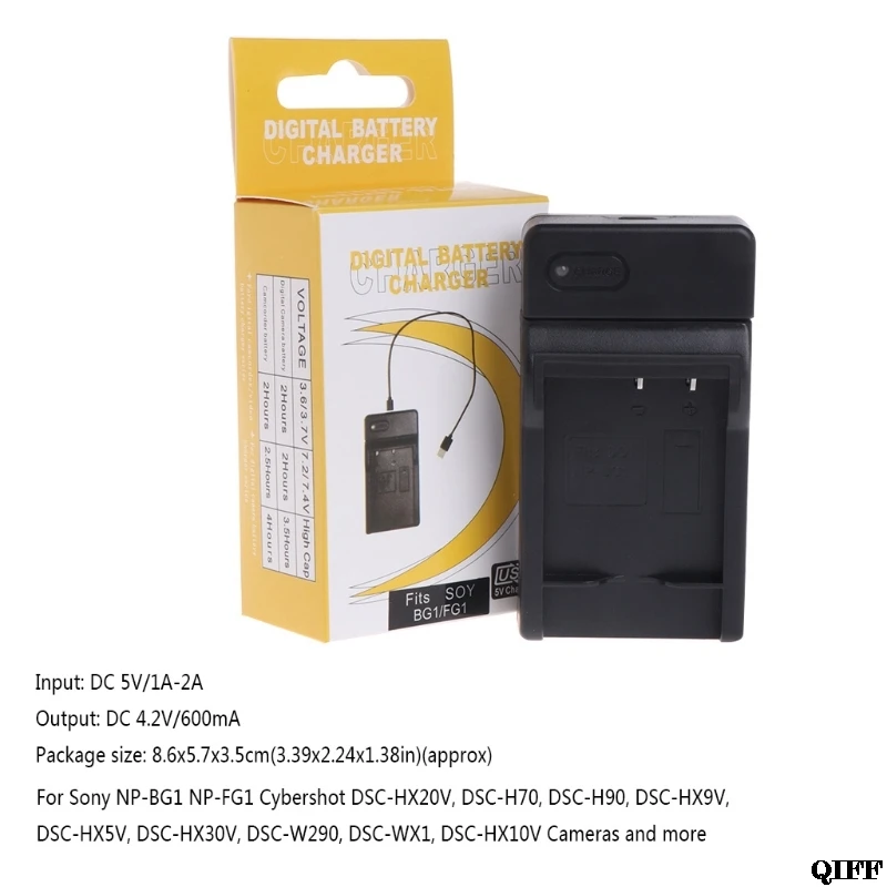 Прямая поставка& NP-BG1 USB Батарея Зарядное устройство для sony CyberShot DSC-HX30V DSC-HX20V DSC-HX10V APR28
