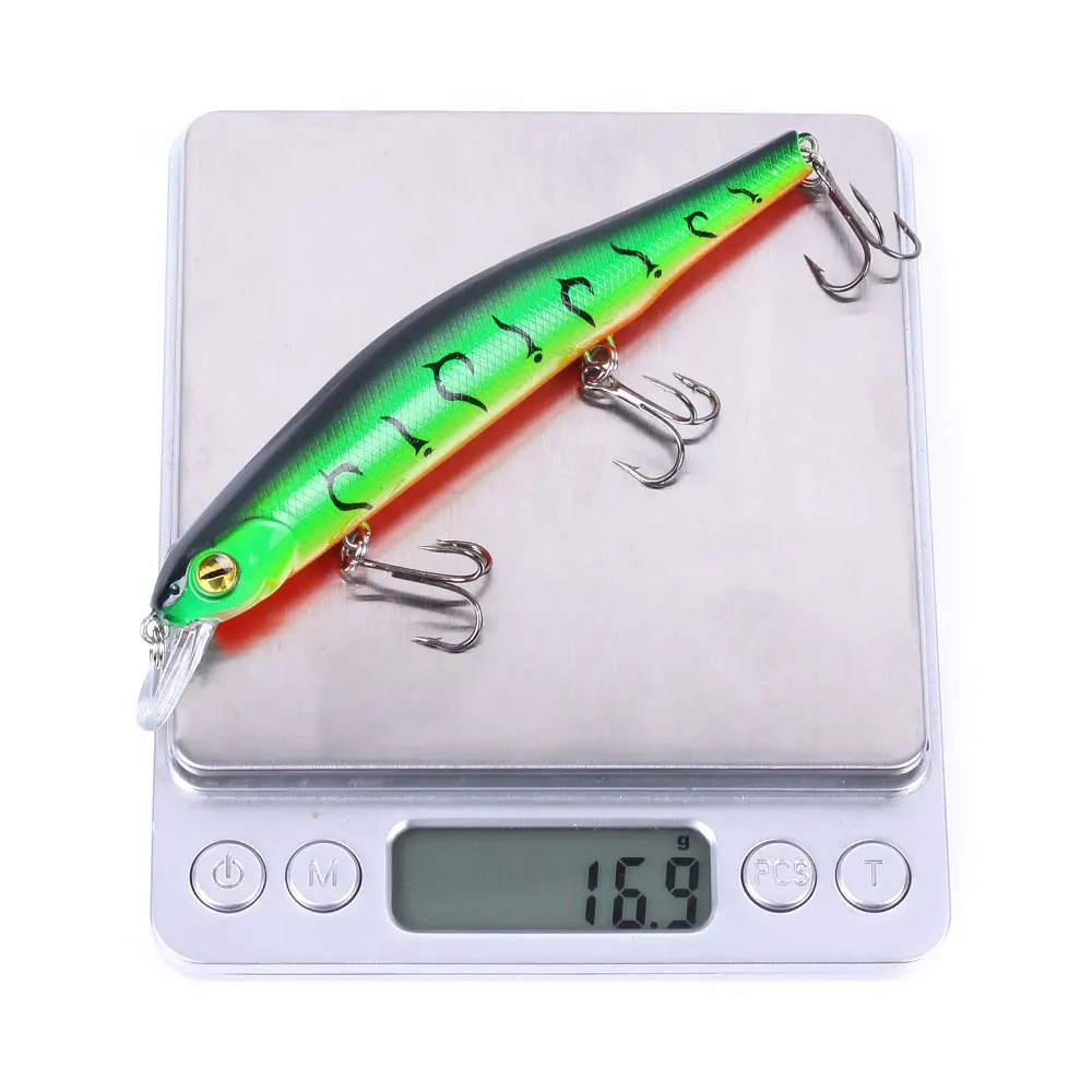 1 шт. ловля щуки и карпа Приманка Minnow 12 5 см/17 7g опускается на дно искусственные