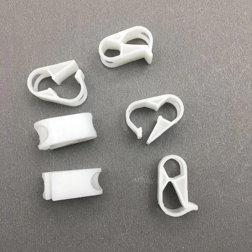 10 шт. чернильные трубки с зажимом для труб соединитель шланга пластиковый зажим