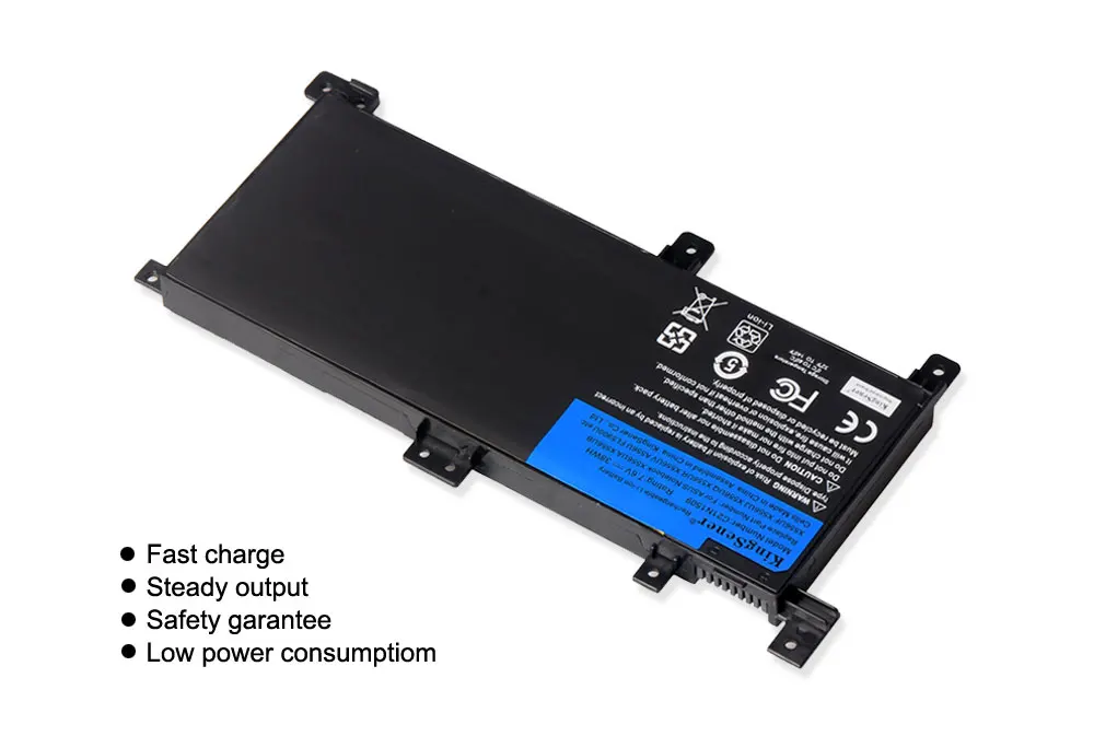 KingSener C21N1509 Аккумулятор для ноутбука ASUS Тетрадь X556UA X556UB X556UF X556UJ X556UQ X556UR X556UV A556U FL5900U