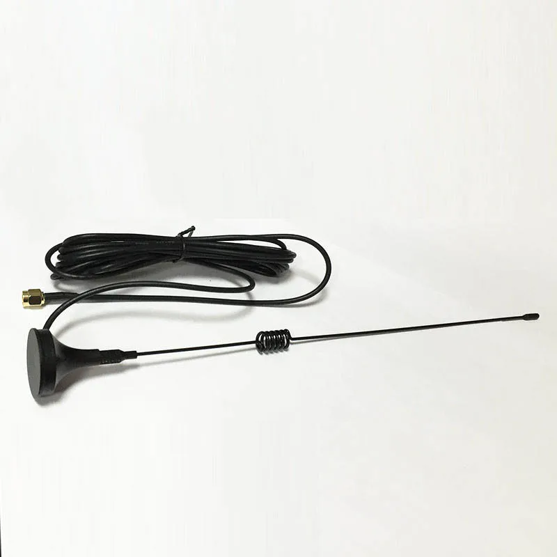 Gsm антенна 7dbi-8dbi 900/1800 МГц магнитное основание Sma разъем обжимной RG174 кабель 3 метра