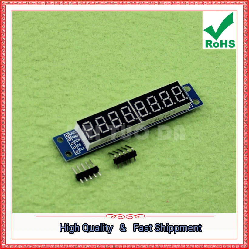 8-digit LED display MAX7219 support cascade 8-bit serial 3 IO port control module board E2B4 |