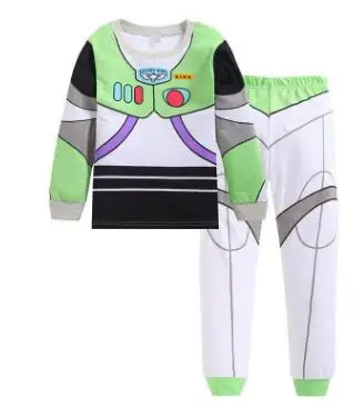 8 style Hot Children Pajamas Set Sleepwear Pyjamas Kids Boys Christmas underwear Suit Baby Girls Pajamas Cotton Spiderman Set - Цвет: 8 style