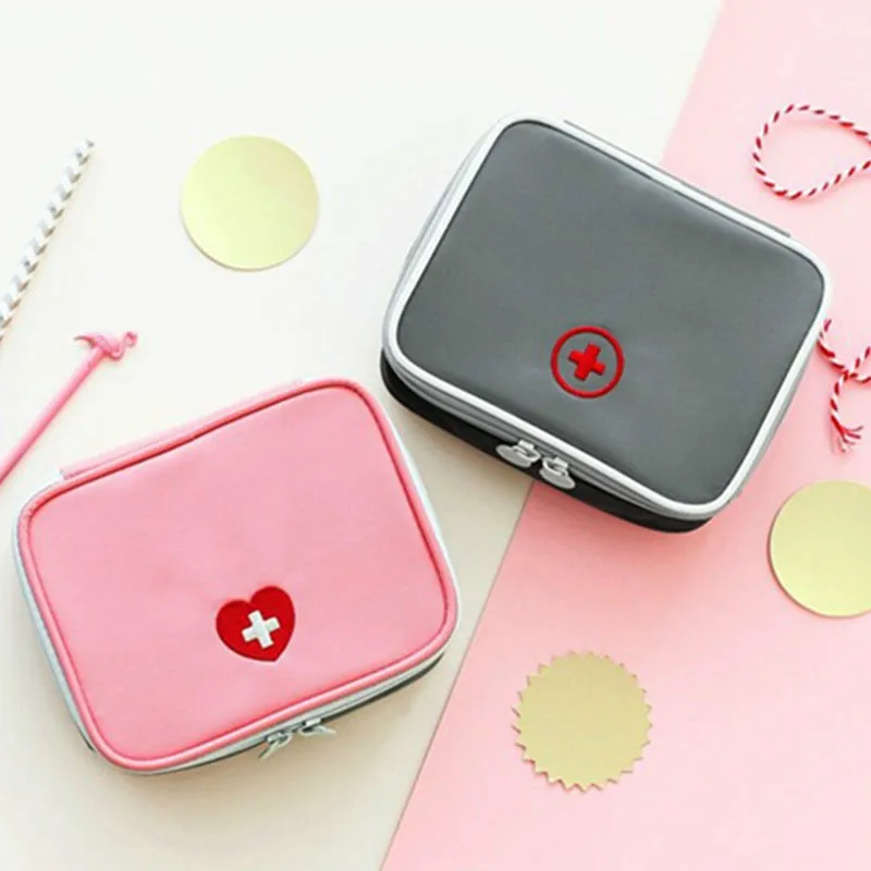 

Мини-аптечка первой помощи для улицы, дорожная портативная аптечка, аварийный набор, сумки для хранения лекарств, маленький Органайзер