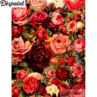 dispaint full squareround drill 5d diy diamond painting flower scene embroidery cross stitch 3d home decor a10939