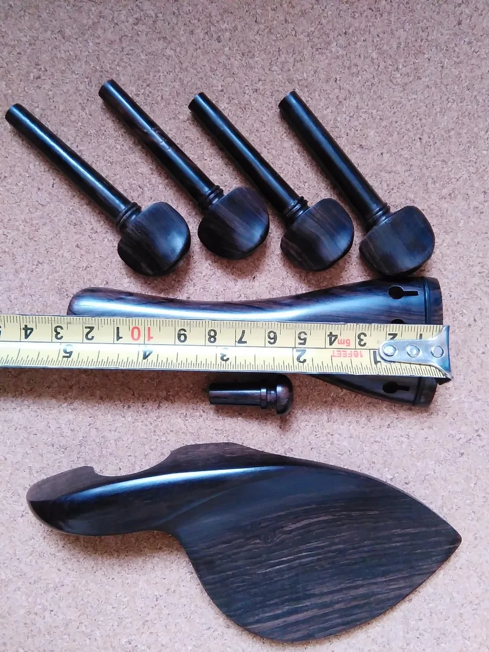 

2 Sets Quality VIOLA fitting including tail piece chin rest and pegs