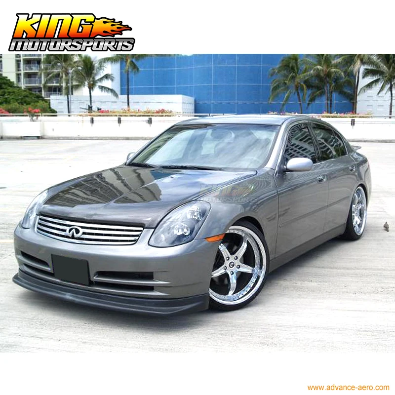 Подходит для 03 04 Infiniti G35 Sedan Ns ПУ передний бампер спойлер|spoiler front|spoiler lipspoiler sedan |