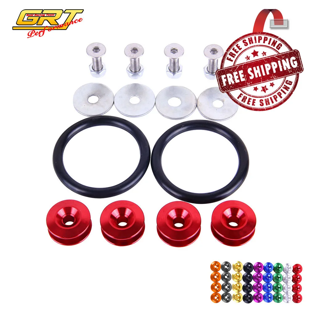 GRT JDM Стиль Алюминий бампер Quick Release Крепеж шайба увеличенная для Honda Civic Integra и