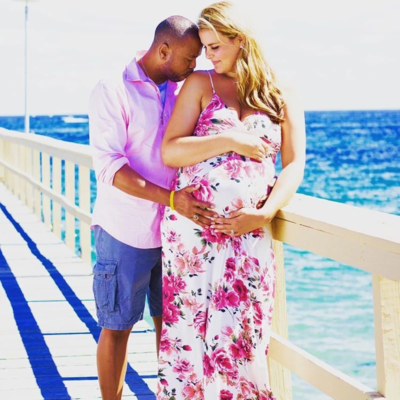 Платье для беременных Материнство реквизит фотосессии свободное Повседневное