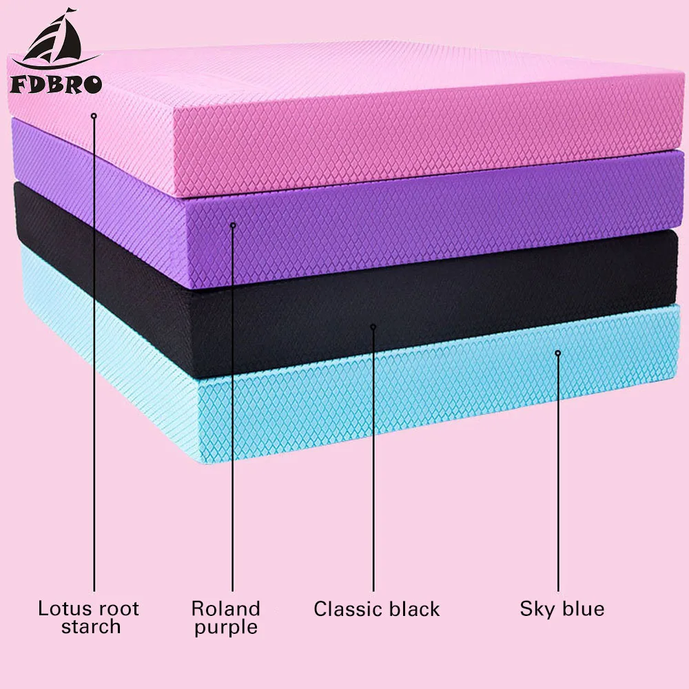 Фдбро пена сбалансированная Подушка Талия тренировочный баланс коврик лодыжки