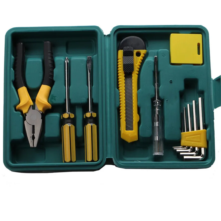 12-piece set Portable toolbox Hexagon screwdriver combination tool kit |