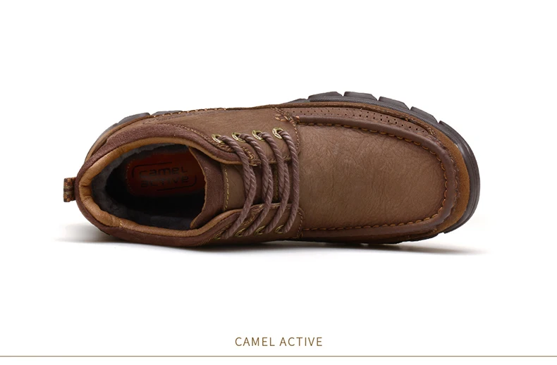 Camel Active/; короткие плюшевые ботильоны; Мужская зимняя обувь; теплые мужские зимние ботинки ручной работы из натуральной кожи; 1775