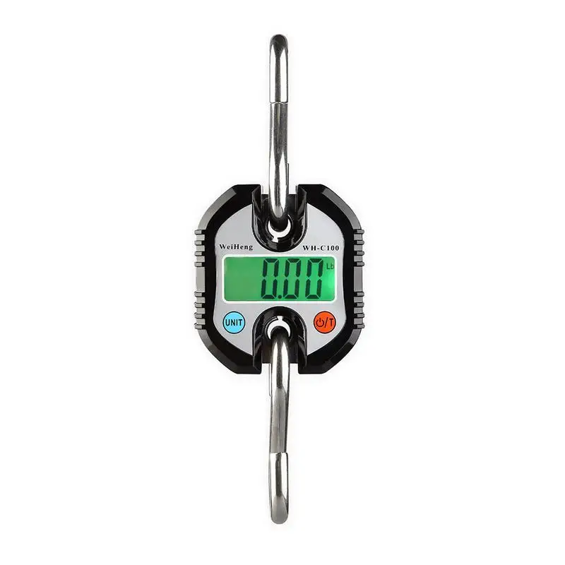 Black 150 кг 50 г мини сверхмощный электронный цифровой крюк из нержавеющей стали весы подвесной кран весы ЖК-петли весы - Цвет: Black