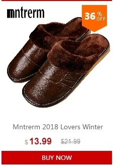 Mntrerm/Новинка года; мужские стильные плюшевые теплые домашние тапочки; зимняя однотонная мягкая обувь на плоской подошве; Мужская обувь; удобные тапочки; семь цветов
