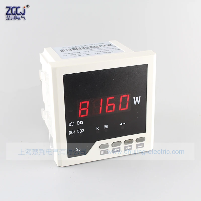 

3 phase watt meter active power meter digital three phase power monitor digital w meter watt panel meter CJ-3P31 wattmeter