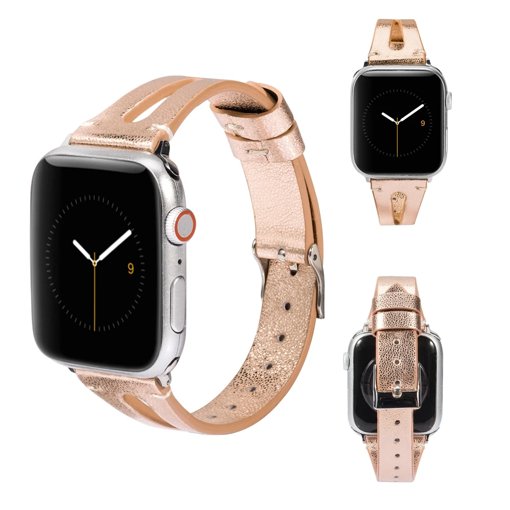 Toyouths совместимый для кожи наручных часов Apple Watch 38 мм 42 версия женщин Сменные