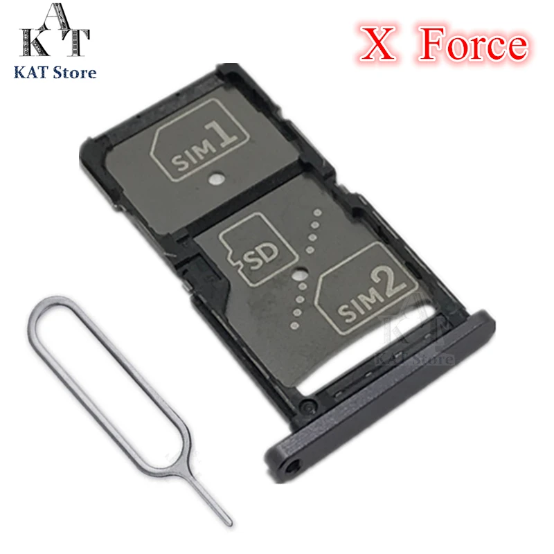 10 шт. двойной лоток для sim карты слот держатель Motorola MOTO X Force XT1580 XT1581 XT1585 с