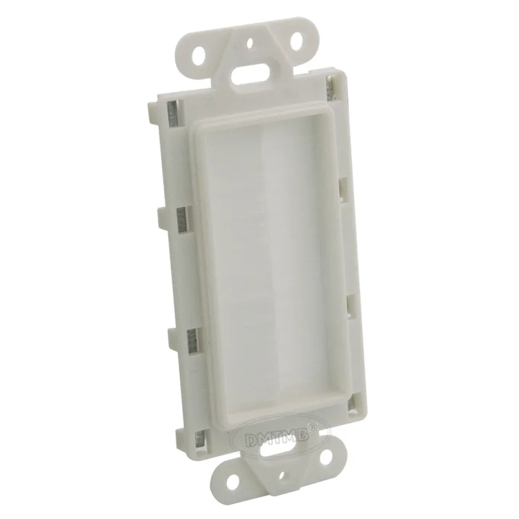 Внутренняя Щетка щетинка вставка крышка Выходная панель белая|wall plate|outlet panelwall plate