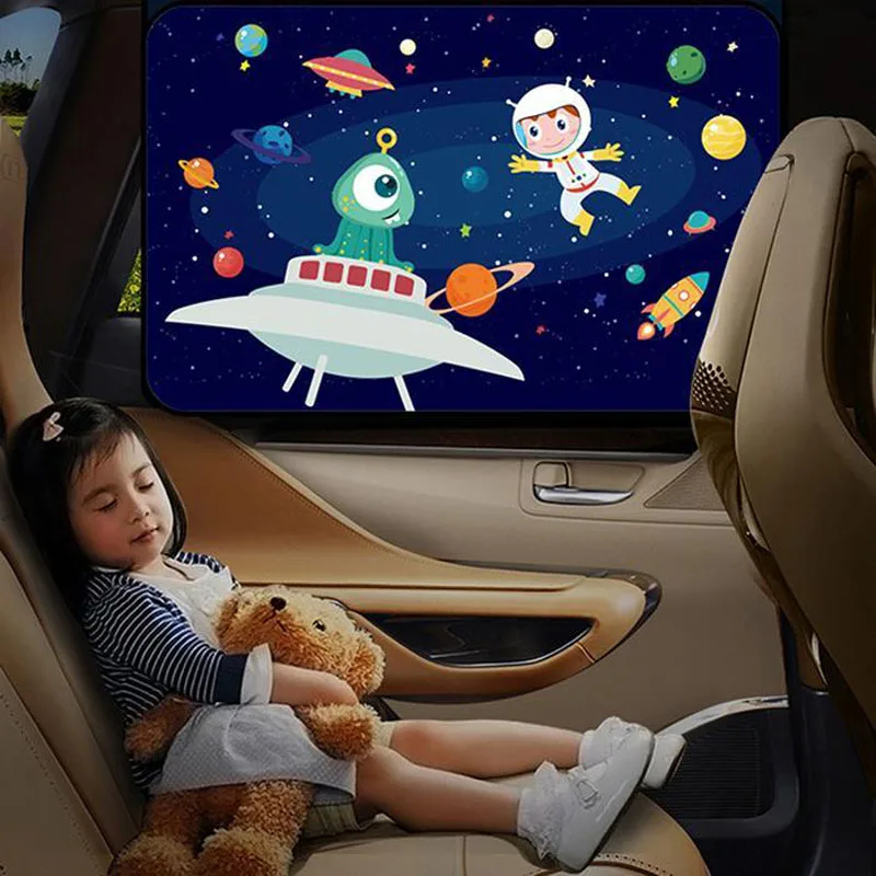 Магнитный автомобильный солнцезащитный козырек для бокового окна милый