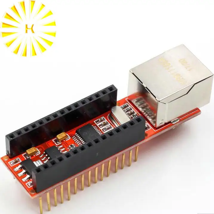 Щит Nano V3 Ethernet ENC28J60 микрочип HR911105A плата сетевого сервера модуль для Arduino 3