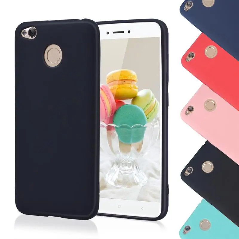 GrandEver Candy Color Soft Case For XiaoMi Red Mi 4X Silicone 5.0&quotinch Fitted Back Cover Xiaomi Redmi 4A | Мобильные телефоны и
