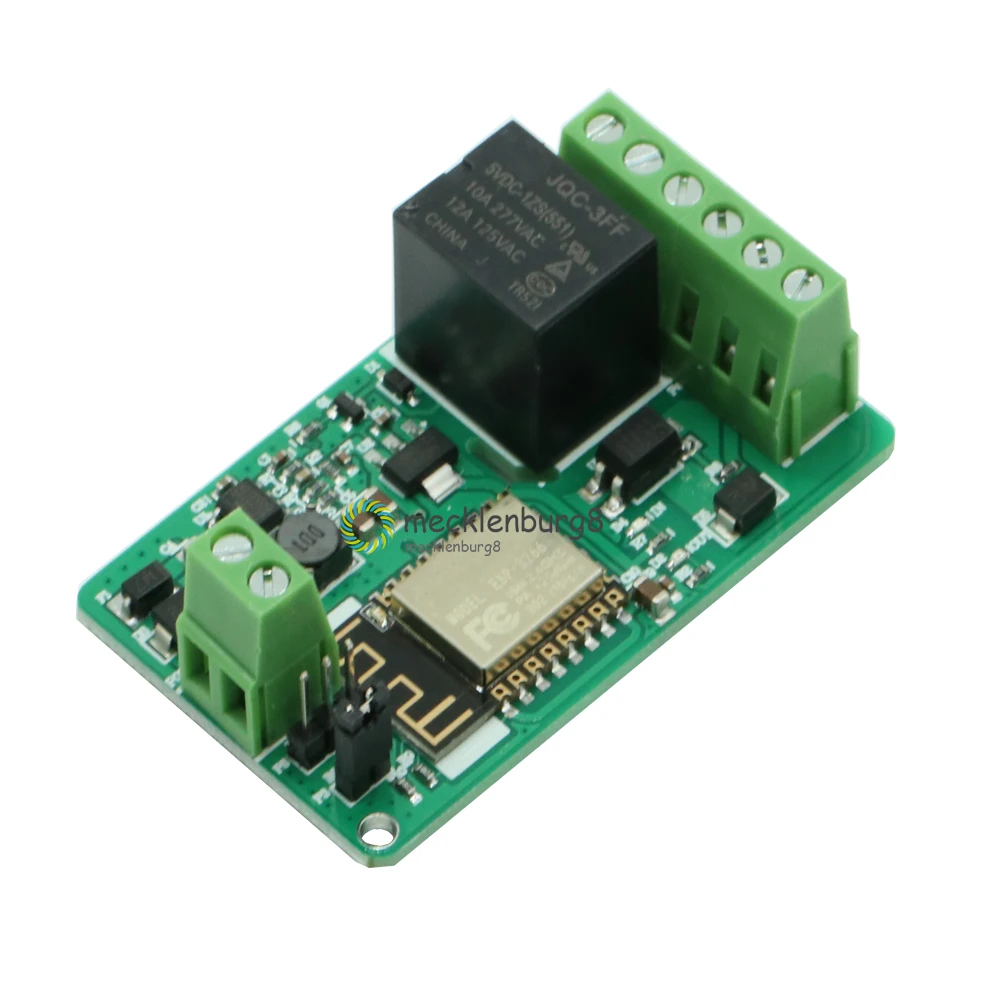 Сетевое релейное устройство ESP8266 модуль ESP-12F 10 А 220 В Wi-Fi с входом 4-слойная плата