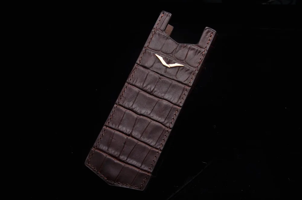 Роскошный прямой чехол из натуральной кожи в деловом стиле для Vertu Signature S CEO 168, полностью защитный чехол для мобильного телефона
