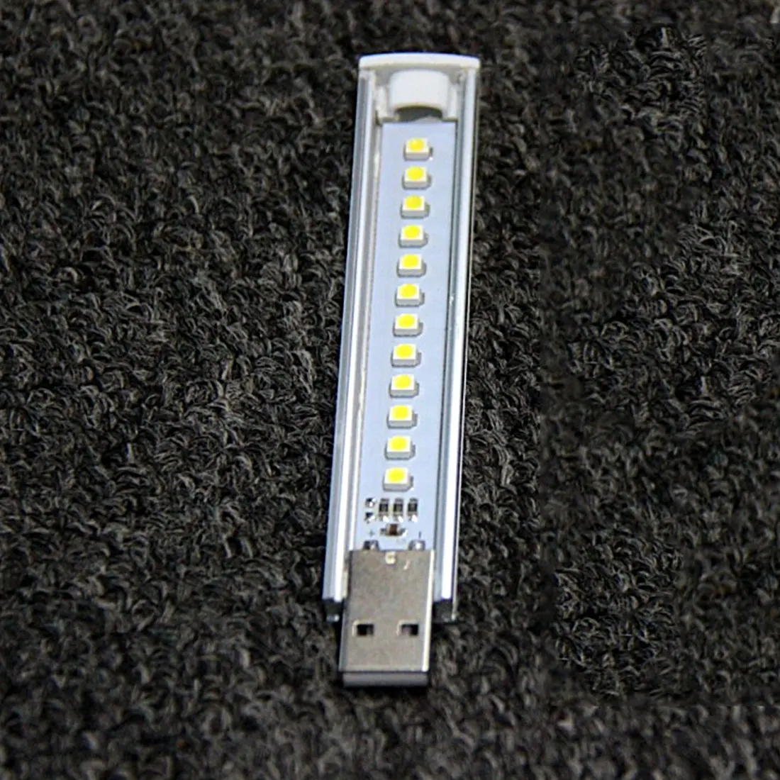 Centechia Новый мини USB светодиодный ночник 12 светодиодов 5 В лампа холодный белый для