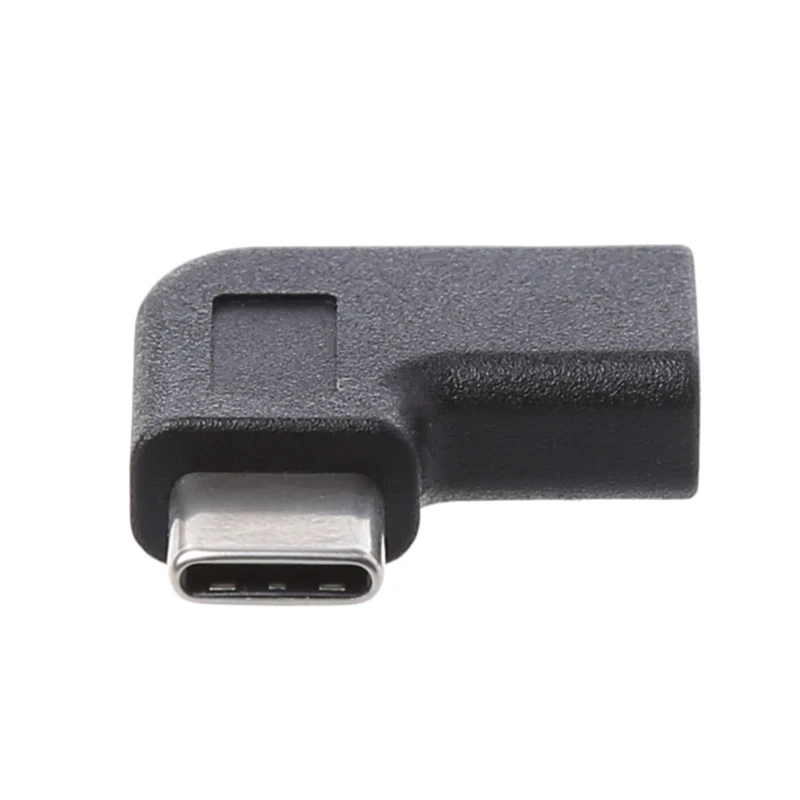 Новинка 2021 адаптер преобразователя USBC под прямым углом 90 градусов с USB 3 1 типа C