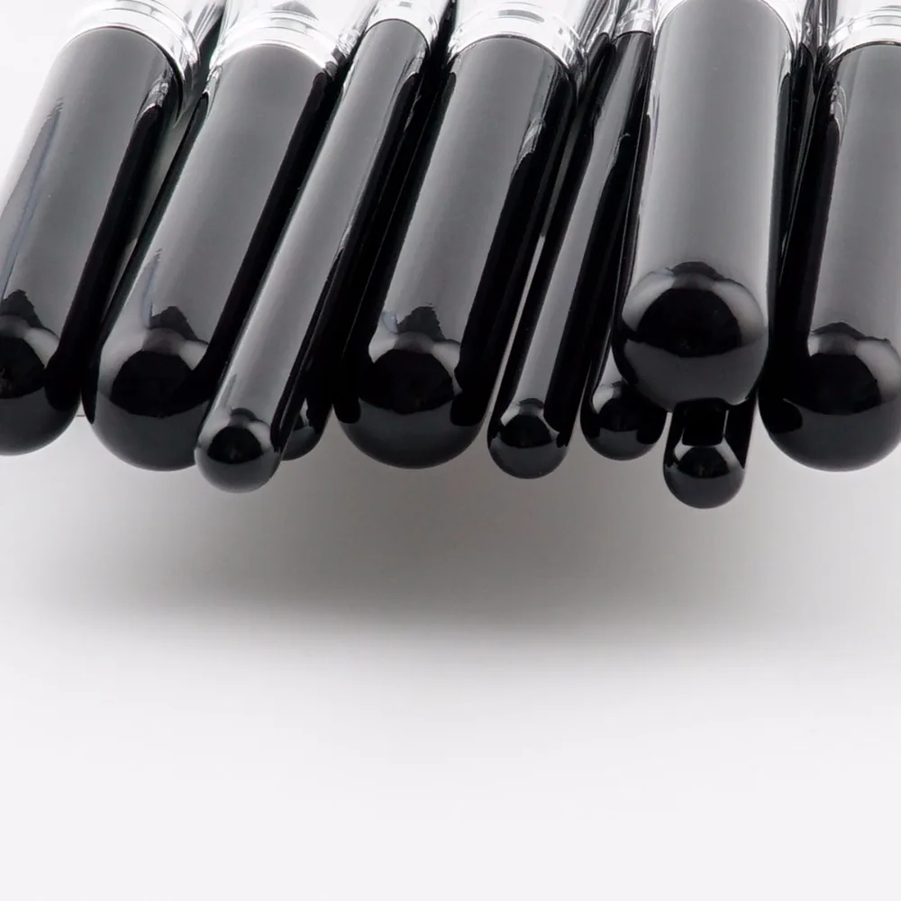 10 шт. розовая Золотая кисть для пудры набор кистей макияжа основа тени век