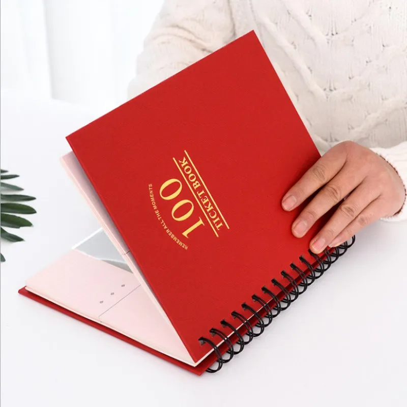 Новый DIY альбом билеты на концерт сбор бумажных денег книги из искусственной кожи
