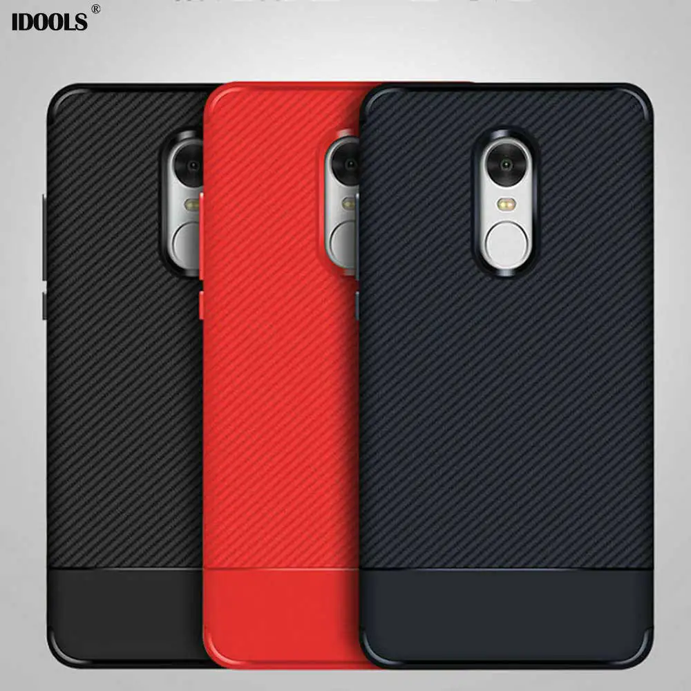 IDOOLS New Case For Xiaomi Redmi Note 4X 4 High Quality Soft TPU Phone Bags Cases Coque 5.5 inch |