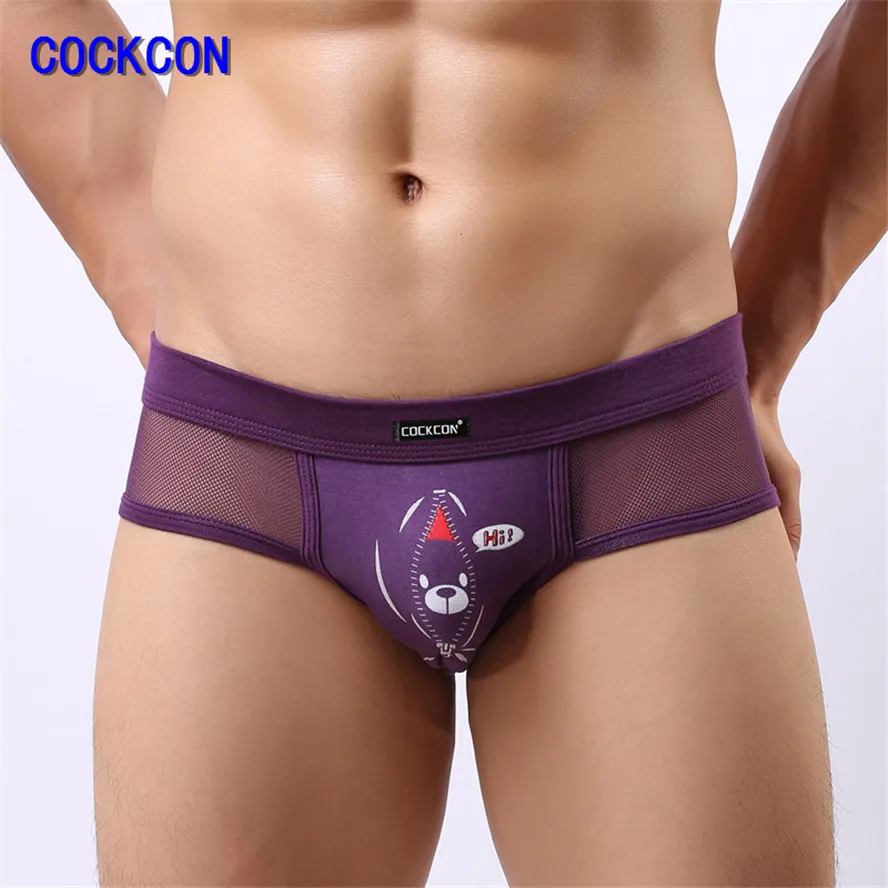 COCKCON 2017 Designed Low Waist Mens Nylon Briefs Men Sexy Penis Pouch Underwear Bikini Brief 650 |